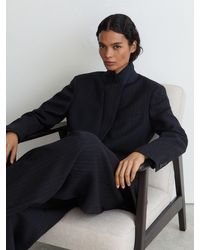 Reiss - Wool Pinstripe Single-Breasted Suit Blazer Relaxed-Fit - Lyst