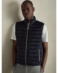 Reiss - Field Gilet Quilted - Lyst