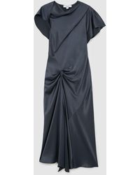 vegan leather dress Pilar Vegan Leather Tie-Front Dress Black / Regular / XS