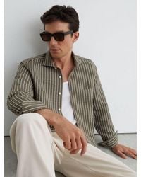 Reiss - Blend Seersucker Pinstripe Shirt Regular-Fit - Lyst