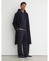 Reiss - Rivo - Navy Premium Interlock Relaxed-fit Joggers, S Short - Lyst