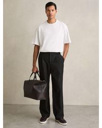 Reiss - Cotton Garment-Dyed Relaxed-Fit T-Shirt - Lyst