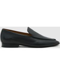 Reiss - Leather Apron-Stitch Loafers - Lyst