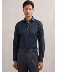 Reiss - Bishopsgate Slim Fit Cotton-Blend Stretch Shirt - Lyst
