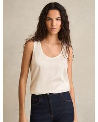 Reiss - Silk-Front Cami Top - Lyst