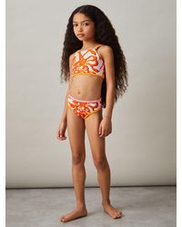 Reiss - Kids & Floral Print Bikini Top, Size: 2-6 Months - Lyst