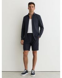 Reiss - Seersucker Drawstring Shorts - Lyst
