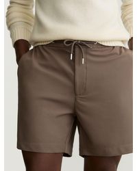 Reiss - Textured Drawstring Shorts - Lyst