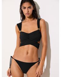 Reiss - Carina Fixed-Side Bikini Bottoms - Lyst