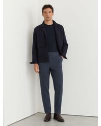 Reiss - Slim-Fit Drawcord Trousers - Lyst