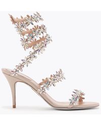 Rene Caovilla - Eva Nude Sandal 80 - Lyst