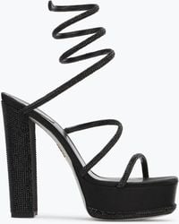 Rene Caovilla - Cleo Crystal Platform Sandal - Lyst