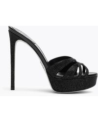 Rene Caovilla - Dania Platform Slider Sandal 130 - Lyst