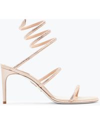 Rene Caovilla - Cleo Sandal With Crystals 80 - Lyst