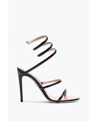 Rene Caovilla - Cleo Metallic Sandal 105 - Lyst