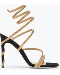 Rene Caovilla - Sandale Margot Et Or 105 - Lyst