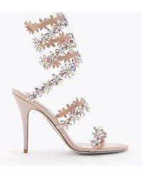 Rene Caovilla - Eva Nude Sandal 100 - Lyst