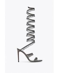 Rene Caovilla - Chandelier Crystal Light Sandal 105 - Lyst