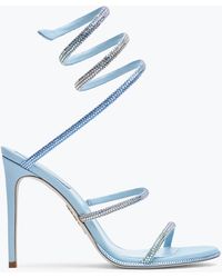Rene Caovilla - Cleo Light Sandal With Degradé Crystals 105 - Lyst