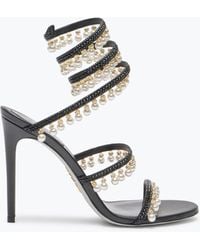 Rene Caovilla - Chandelier Sandal With Pearls 105 - Lyst