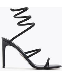 Rene Caovilla - Cleo Schwarze Sandalen 80 - Lyst