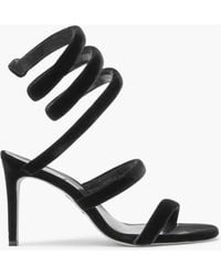 Rene Caovilla - Sandale Cleo En Velours 80 - Lyst