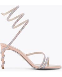 Rene Caovilla - Margot Sandal With Multicolored Crystals 80 - Lyst