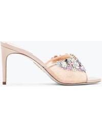 Rene Caovilla - Roxanne Slider Sandal 80 - Lyst