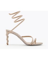 Rene Caovilla - Margot Nude Sandal 80 - Lyst