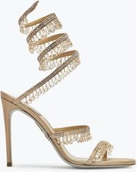 Rene Caovilla - Chandelier Crystal Sandal 105 - Lyst