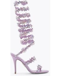 Rene Caovilla - Super Eva Lilac Sandal 100 - Lyst