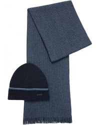 BOSS - Gifty Boxed Scarf And Hat Set - Lyst