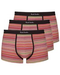 Paul Smith - Three Pack Multi Stripe Boxer Brief Multicoloured - Lyst