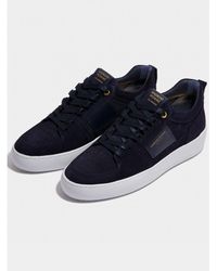 Android Homme - Point Dume Low Suede Trainer Navy - Lyst