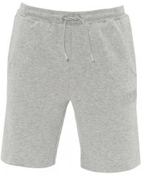 BOSS Headlo Reflective Logo Shorts - Gray