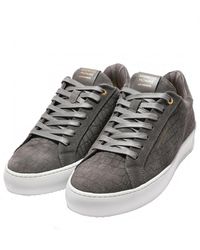 Android Homme - Caiman Croc Zuma Trainers Charcoal - Lyst