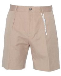 BOSS - Pepe Light Relaxed Fit Pleat-front Shorts - Lyst