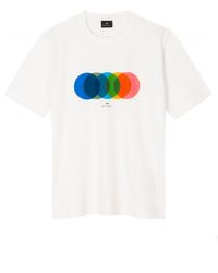Paul Smith - Lapping Circles Print T-shirt - Lyst