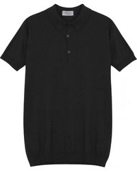 John Smedley - Adrian Sea Island Cotton Polo Shirt - Lyst