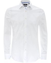 BOSS Jesse Slim Fit Shirt - White