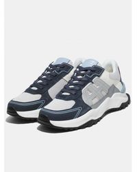 Android Homme - Ah One Leather Mesh Trainer Navy - Lyst