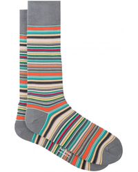 Paul Smith - Rainbow Multistripe Socks - Lyst