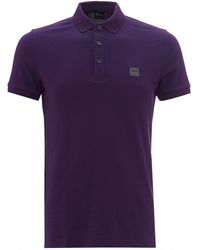 BOSS Dark Purple Passenger Polo Shirt