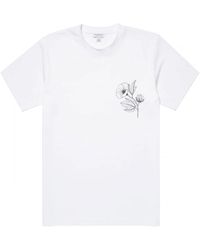 Sunspel - Katie Scott Flower Print T-shirt White - Lyst