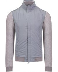 Paul & Shark - Zip Contrast Sweatshirt Grey - Lyst