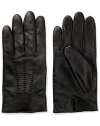 BOSS - Hainz5 Nappa-leather Gloves - Lyst