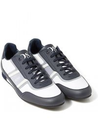 hugo boss lighter low nylon trainer