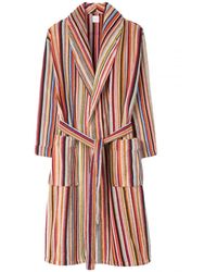 Paul Smith - Classic Stripe Dressing Gown Multicoloured - Lyst