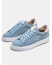 Android Homme - Zuma Tab Suede Trainer Light Blue - Lyst
