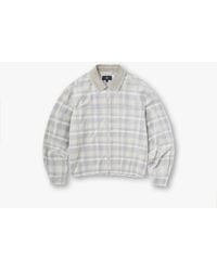 Represent - Cord Zip Flannel Shirt - Lyst